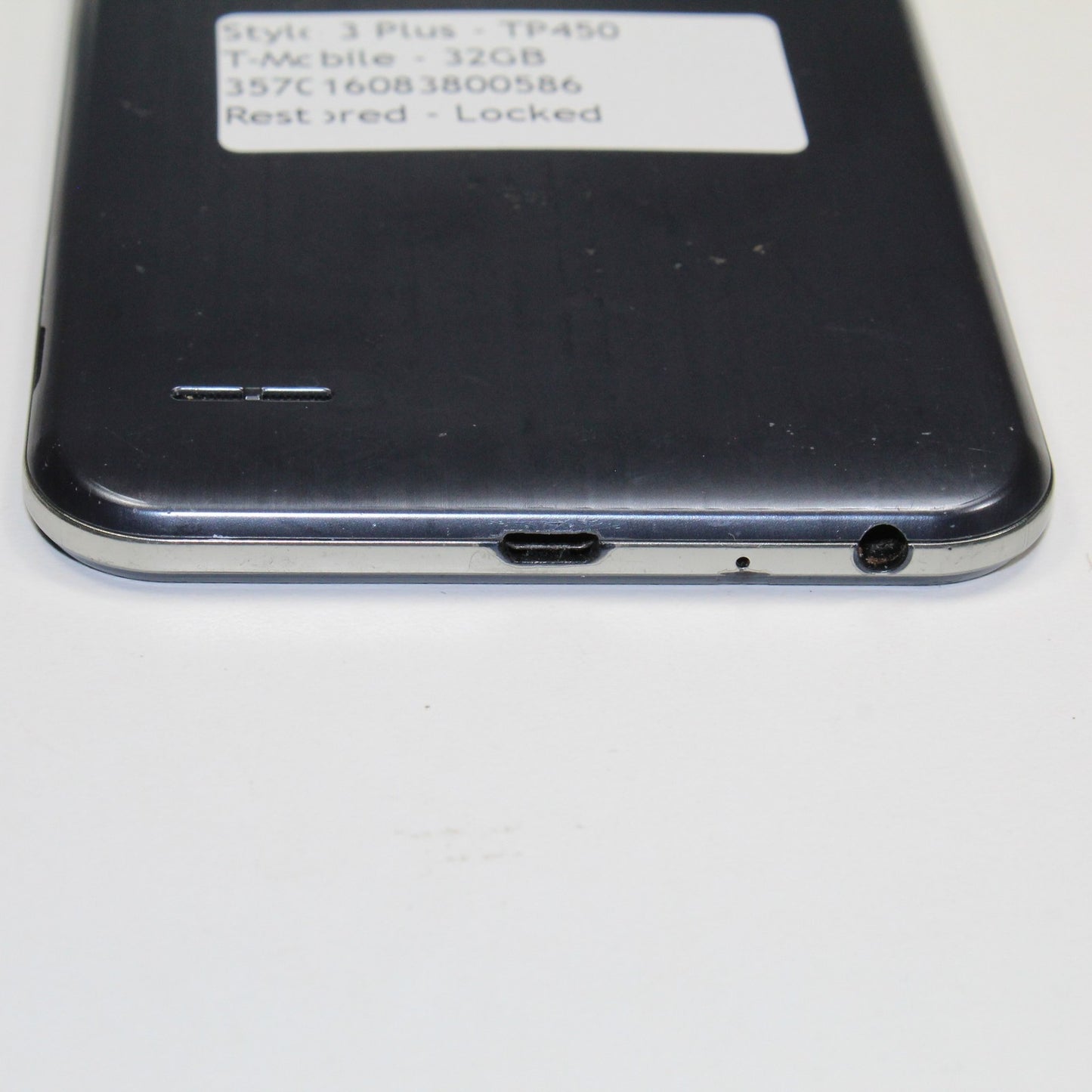 LG Stylo 3 Plus TP450 T-Mobile Smartphone 4G LTE Gray 32GB For Parts