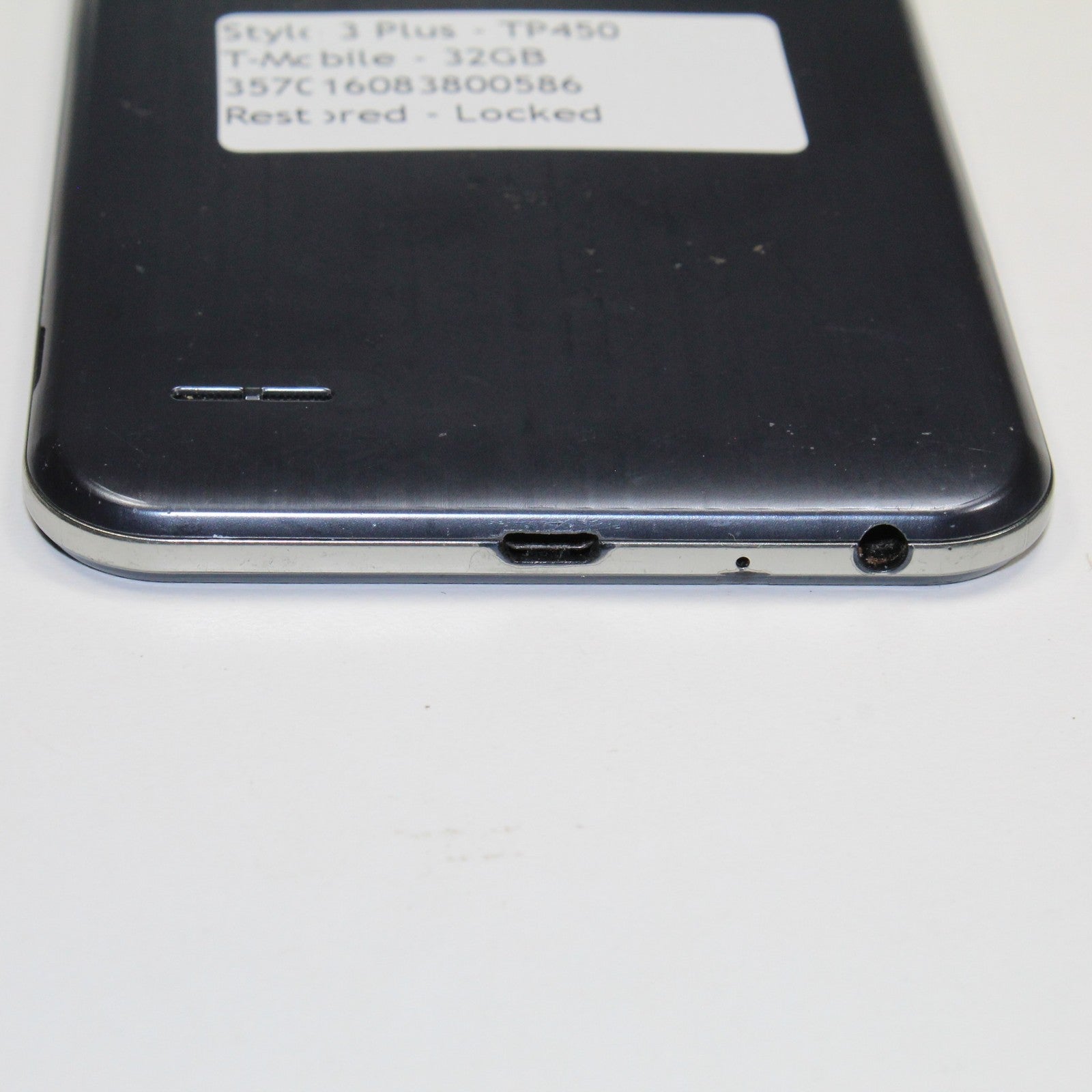LG Stylo 3 Plus TP450 T-Mobile Smartphone 4G LTE Gray 32GB For Parts