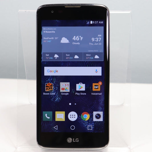 WIFI Touch Phone LG Tribute Boost Mobile 4G LTE LS678 Black 8GB