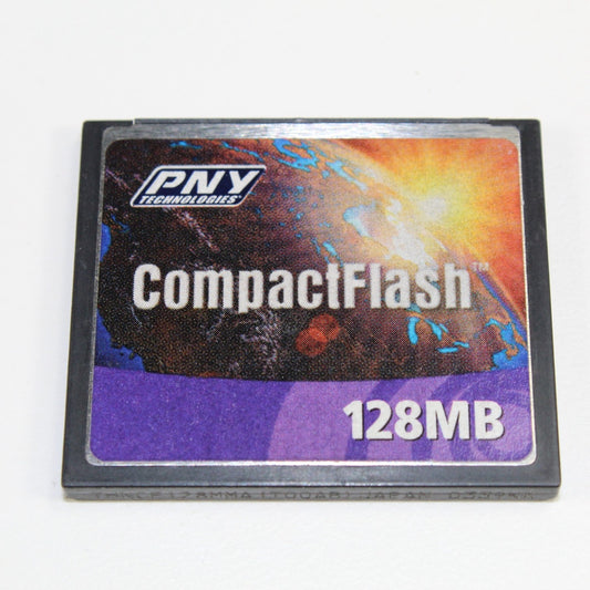Vintage PNY Technologies Compact Flash Memory Card 128MB THNCF128MMA For Camera