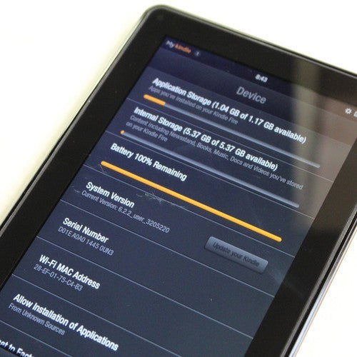 Amazon Kindle Fire eBook D01400 1st Generation Black 8GB Tablet WIFI Ready