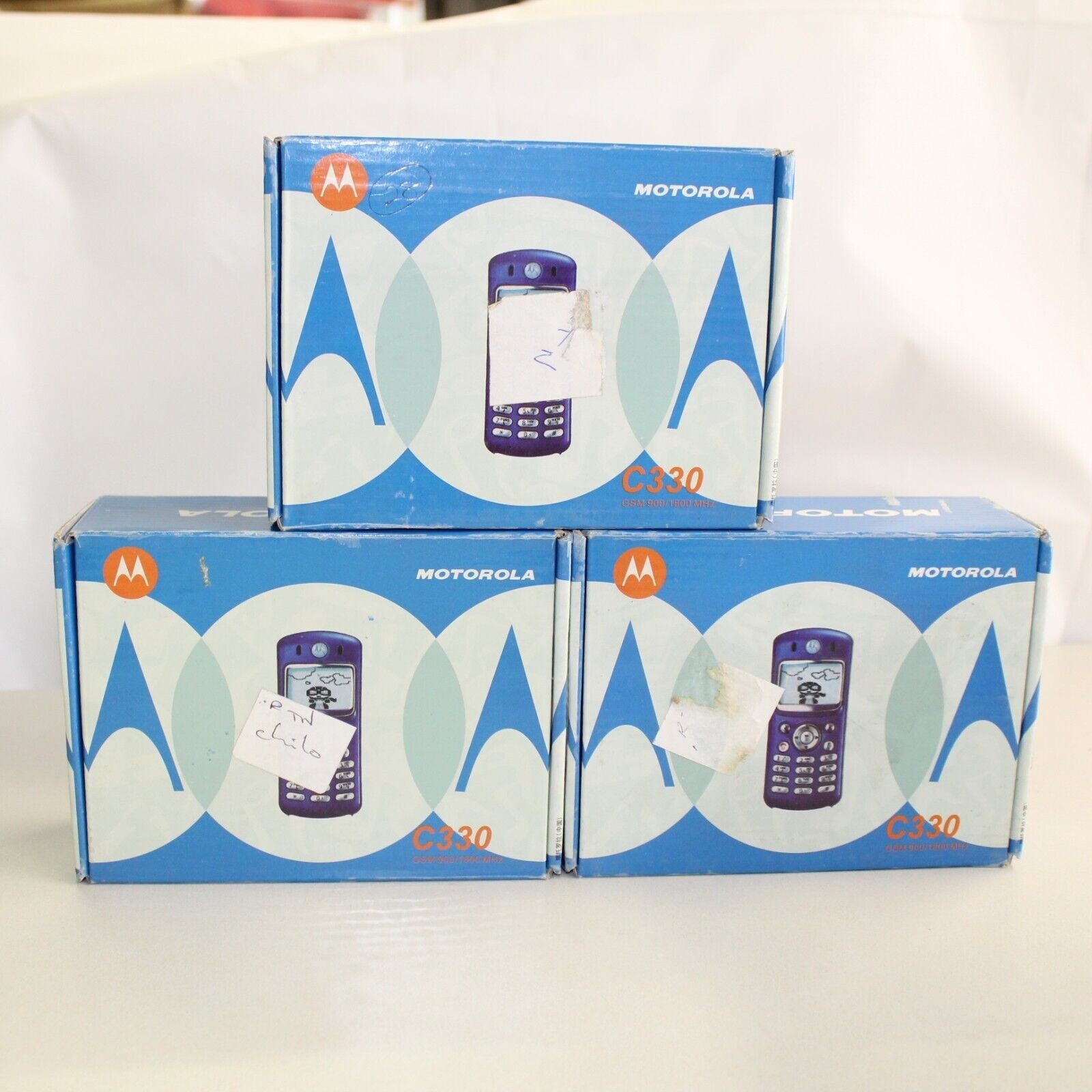 Rare Vintage Motorola C330 VodaFone Phone 3G GSM ASIS Lot of 3 Bundle