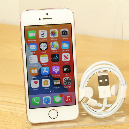Vintage Apple iPhone SE 1st Gen A1662 4G LTE Smartphone Rose Gold 64GB