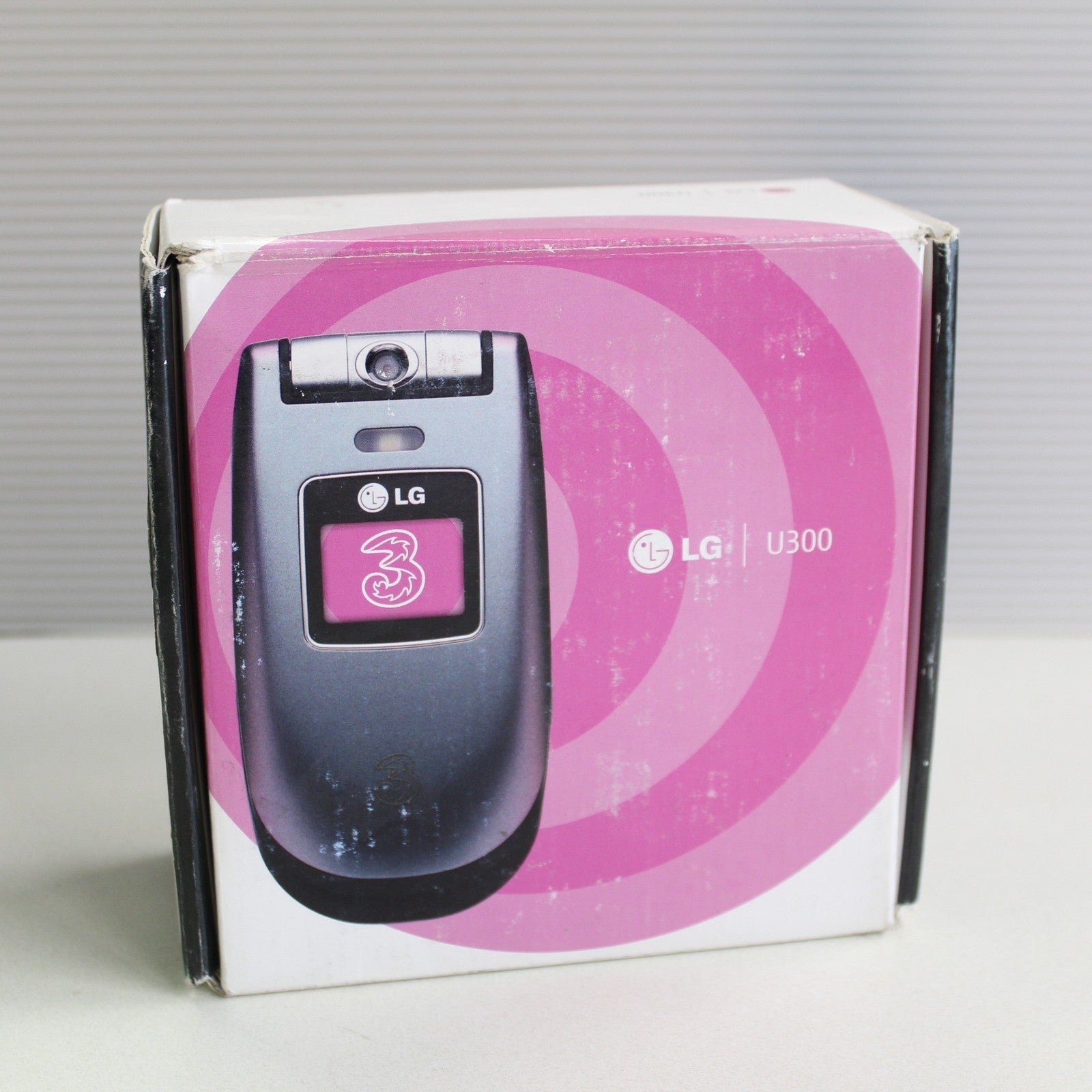Rare Vintage LG U300 TRE Orange Phone International In Box