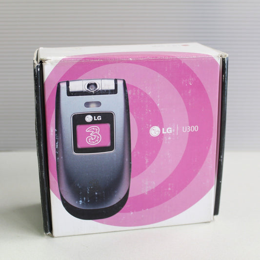 Rare Vintage LG U300 TRE Orange Phone International In Box