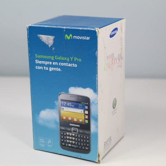 Rare Vintage Samsung Wave Y Pro B5510L Movistar International Smartphone In Box