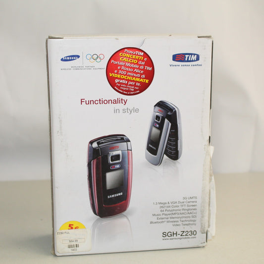Olympic Samsung SGH-Z230 TIM Cell Phone International Worldwide ASIS FOR PARTS