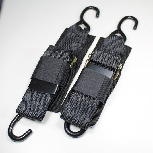 Welluck 2 Piece Adjustable Straps (2 Inch x 4 Feet 1200LBS) Quick Release Buckle