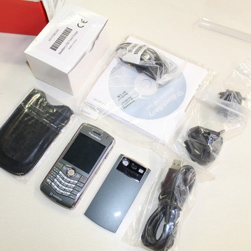 Rare Vintage Blackberry Pearl 8110 Vodafone Phone Gray For Parts In Box
