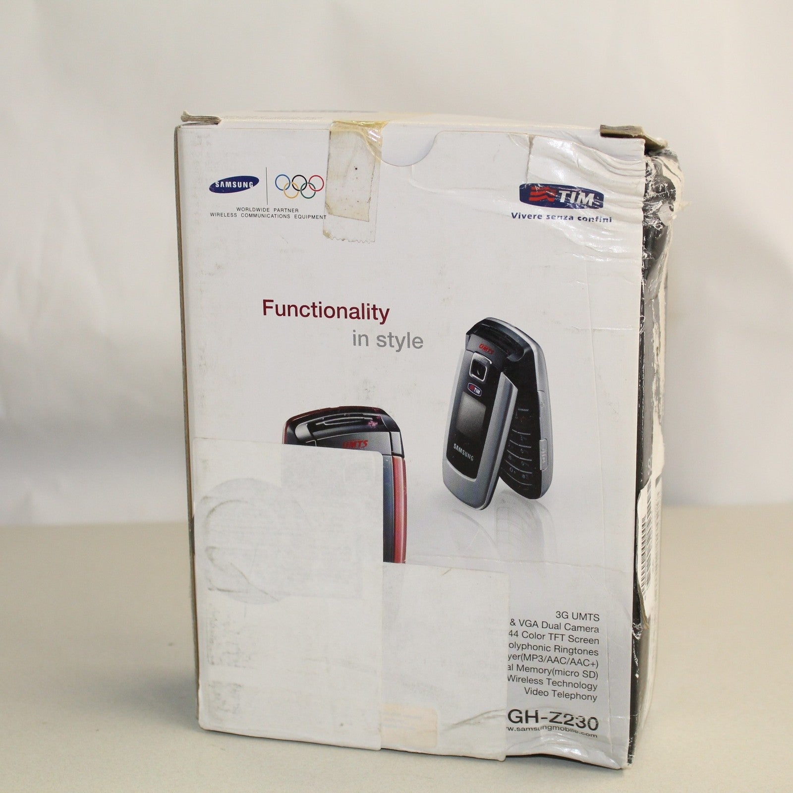 Olympic Samsung SGH-Z230 TIM Pink Phone International In Box Collectible Classic