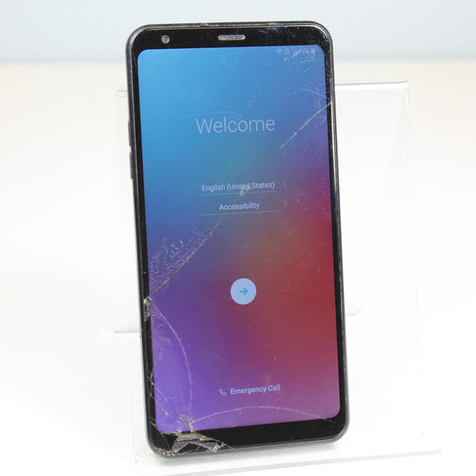 LG Stylo 5 L722DL Tracfone Smartphone 4G LTE Black 32GB For Parts