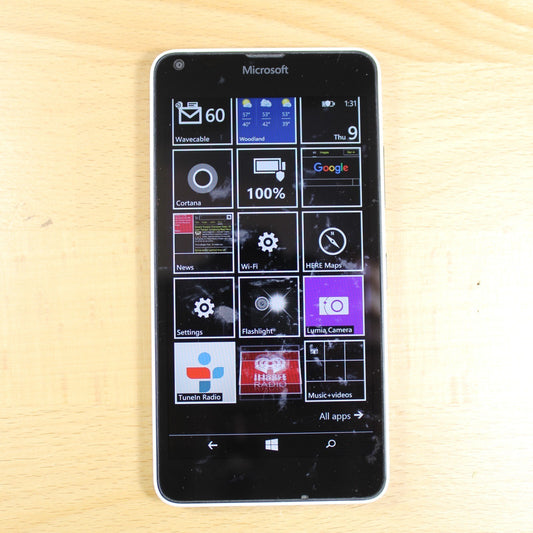 Microsoft Lumia 640 RM-1073 AT&T 8GB White Smartphone Good #233