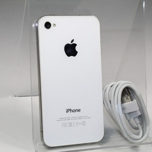 Rare Vintage Apple iPhone 4 AT&T Smartphone 3G GSM White 8GB IOS 7 Collectible