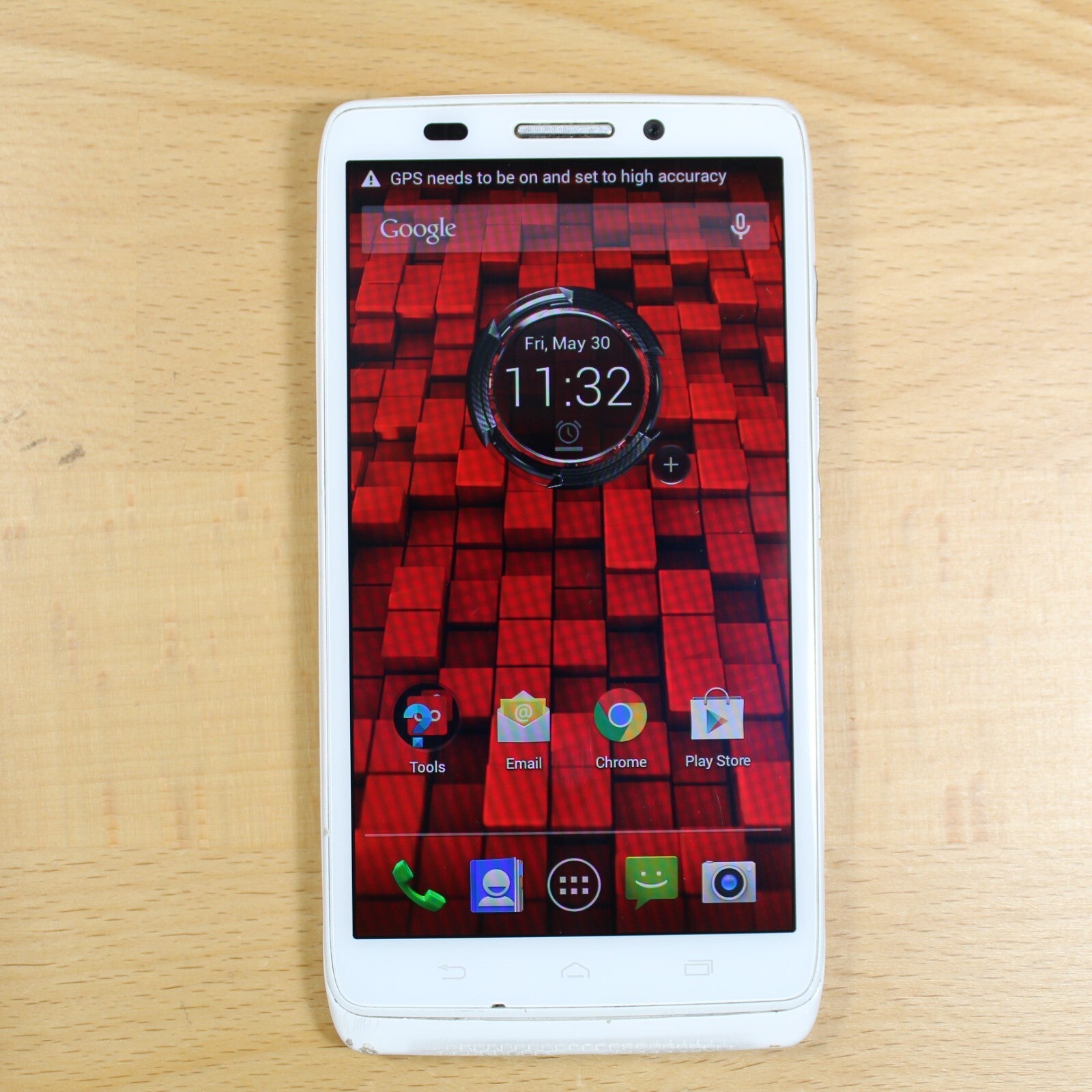 Motorola Droid Ultra XT1080 Verizon Smartphone White Good #147