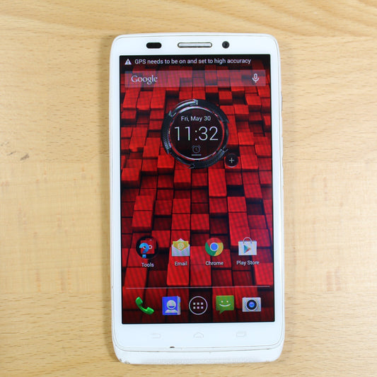 Motorola Droid Ultra XT1080 Verizon Smartphone White Good #147