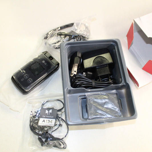Rare Vintage LG U450 TRE Black Phone International In Box Collectible