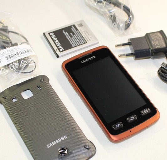 Vintage Samsung Galaxy XCover GT-S5690 Orange Phone International In Box