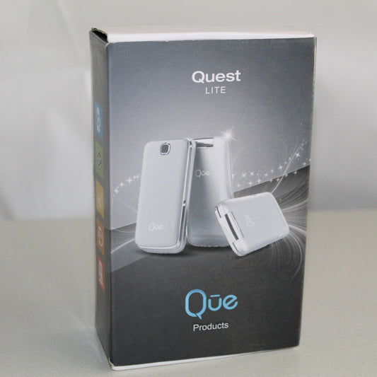 Rare Vintage Quest Lite QUE Phone International In Box Collectible