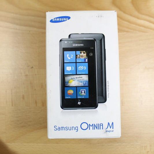 Samsung Omnia M - 4 GB - Black (Unlocked) Open Box