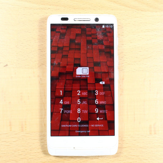 Motorola Droid Mini XT1030 Verizon White Smartphone For Parts #411