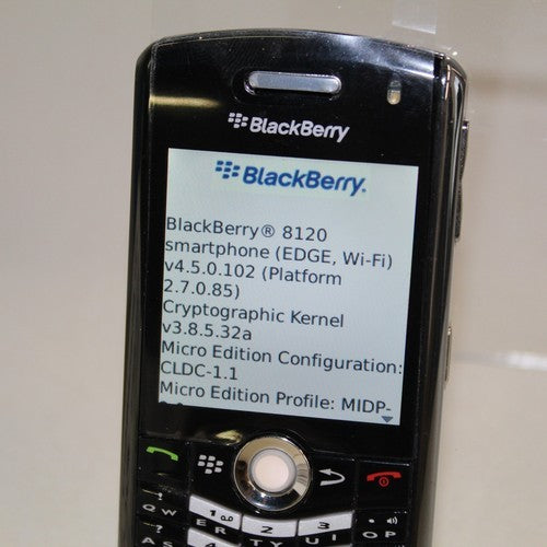 Rare Vintage Blackberry Pearl 8120 Vodafone Phone Black In Box Collectible