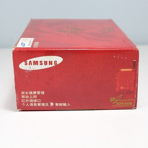 Very Rare Vintage Samsung SGH-A408 Olympics 2001 Phone White In Box Complete