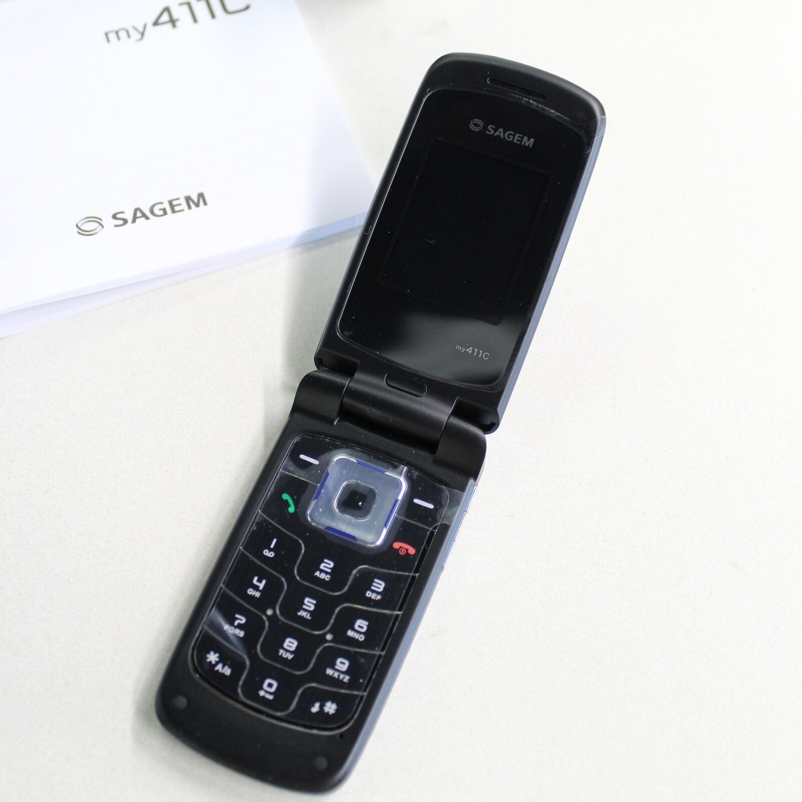 Rare Vintage SAGEM my411c TIM Phone Black International In Box Collectible