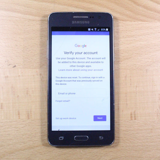 Samsung Galaxy Grand Prime G530T T-Mobile Gray Smartphone For Parts #331
