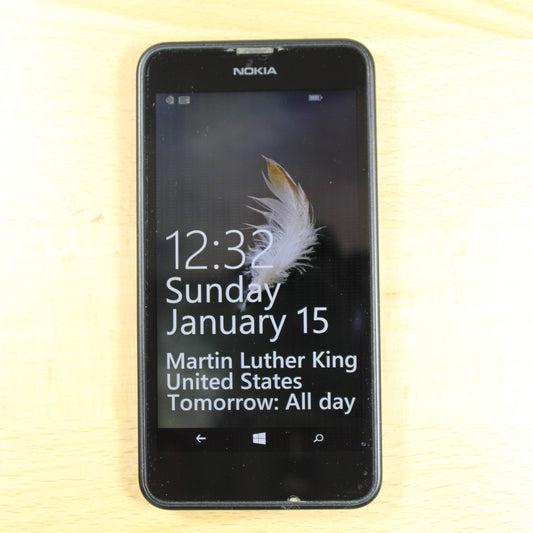 Nokia Lumia 635 AT&T Black Smartphone RM-975 Good #269