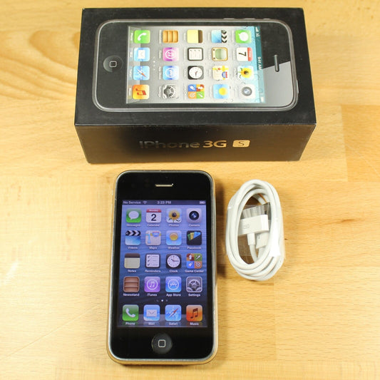 RARE Vintage Apple iPhone 3GS A1303 AT&T Black 8GB IOS 6.1.6 Collector