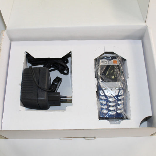 Rare Vintage SAGEM myX-5 Orange Phone Blue International In Box Bundle