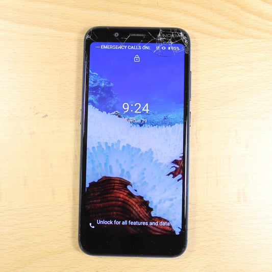 Nokia C2 TAVA TA-1218 Blue Cricket Smartphone For Parts Untested #188