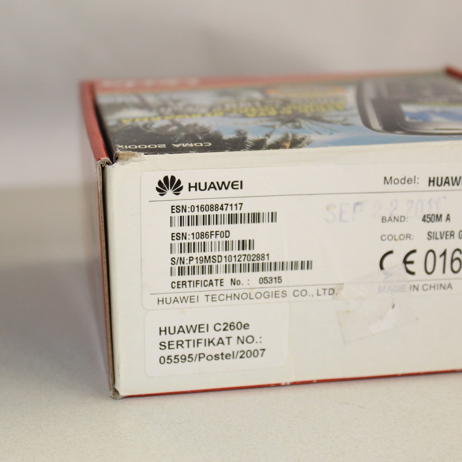 Rare Vintage Huawei C260e Ceria CDMA Phone International In Box Complete