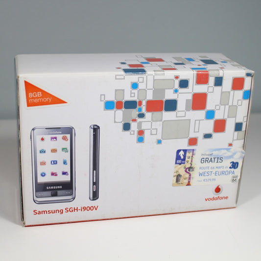2009 Rare Vintage Samsung SGH-i900V Phone Gray In Box VodaFone International