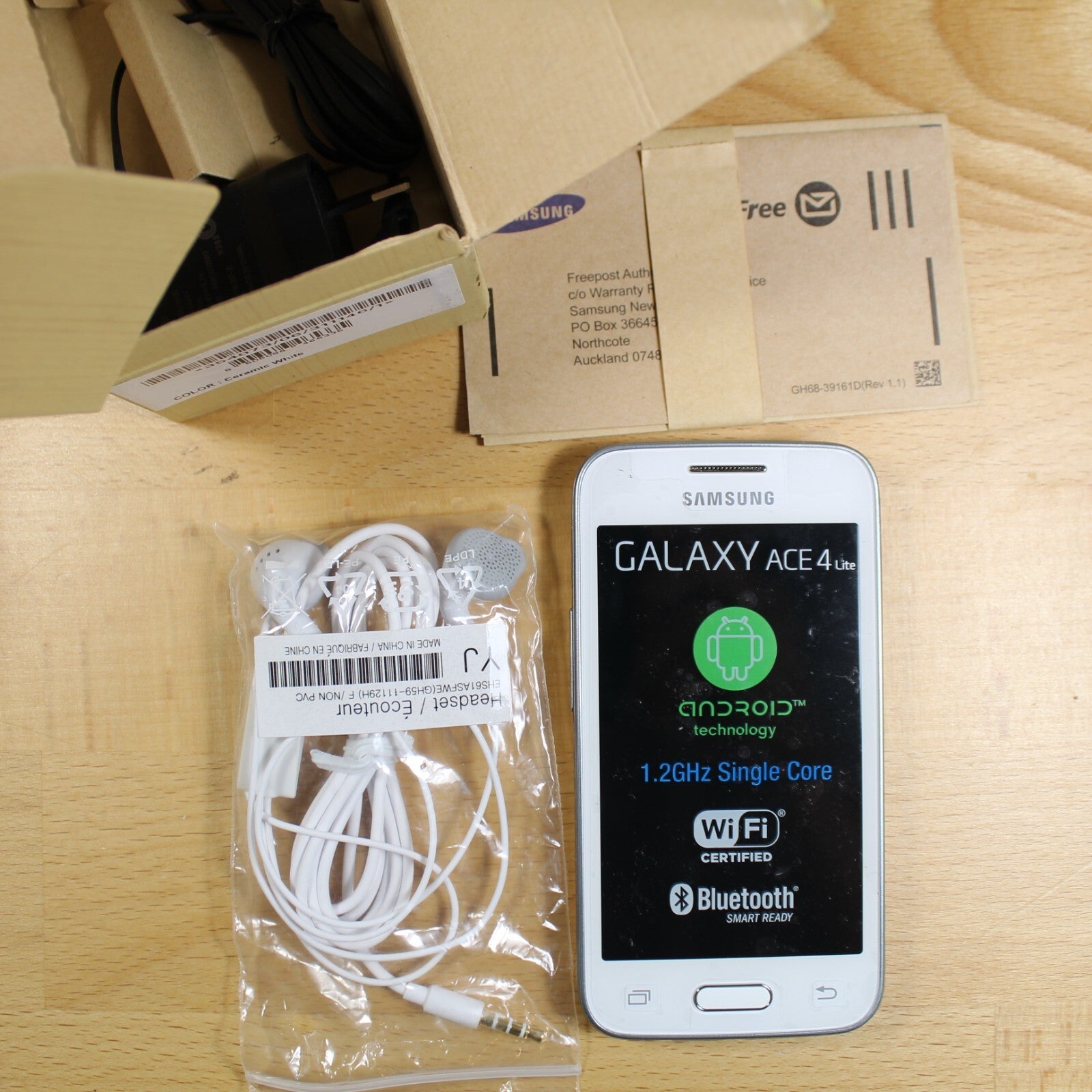 Samsung Galaxy Ace 4 Lite - 8 GB - Classic White (Unlocked) Open Box SM-G313ML