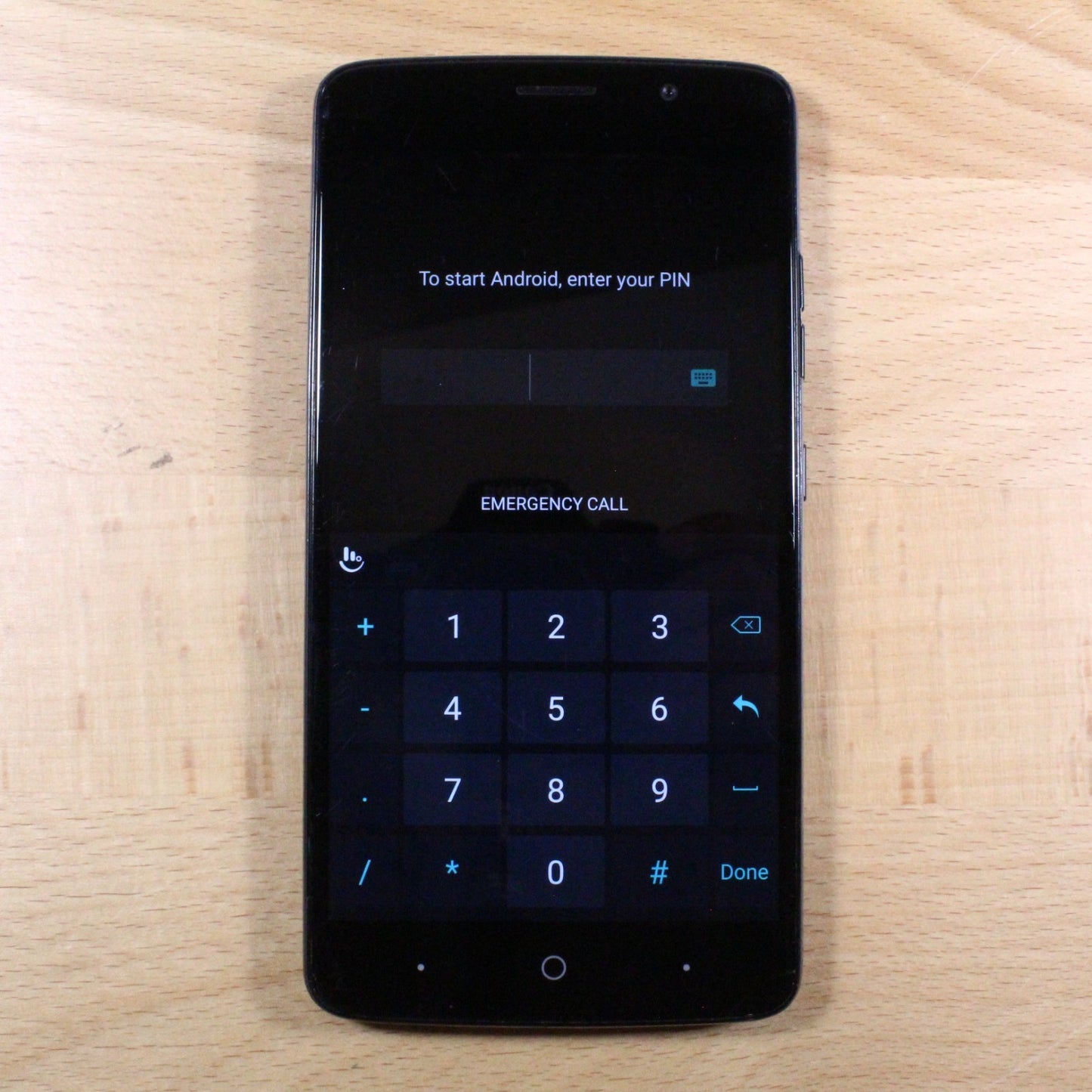 MAX XL N9560 Gray Smartphone For Parts #339