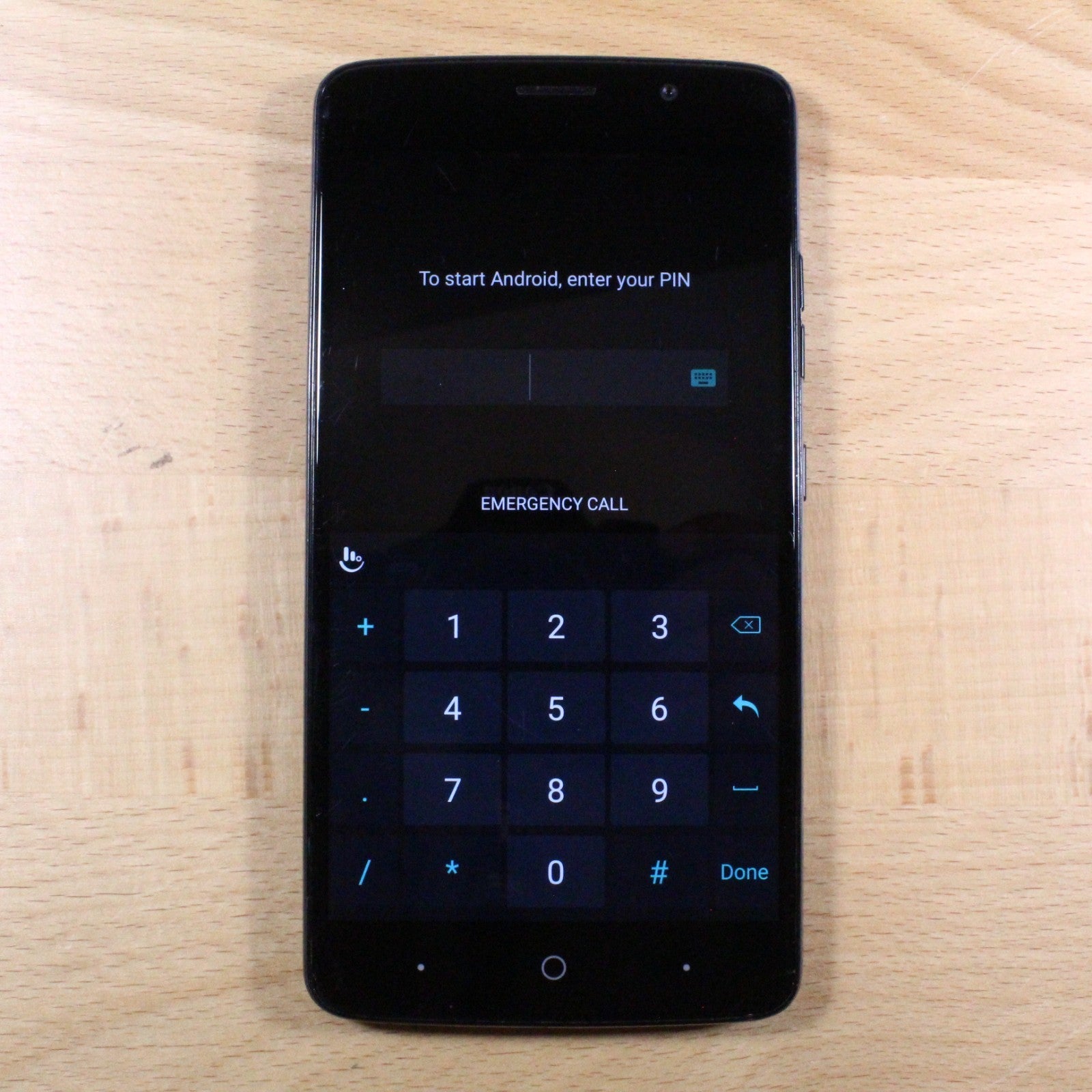 MAX XL N9560 Gray Smartphone For Parts #339