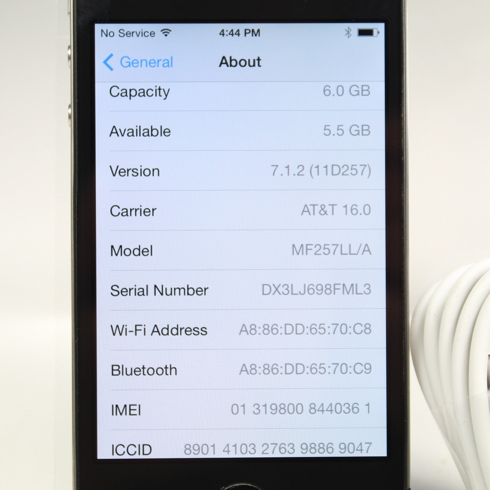Vintage Apple iPhone 4 A1332 AT&T Smartphone 3G Black 8GB IOS 7 In Box