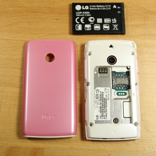 Rare Vintage LG Cookie Lite T300 Movistar Pink Smartphone Includes Games