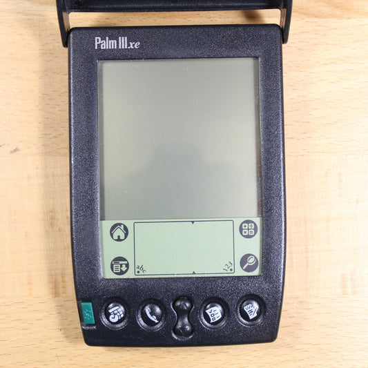 Vintage Palm 3 xe PDA Handheld Untested Black