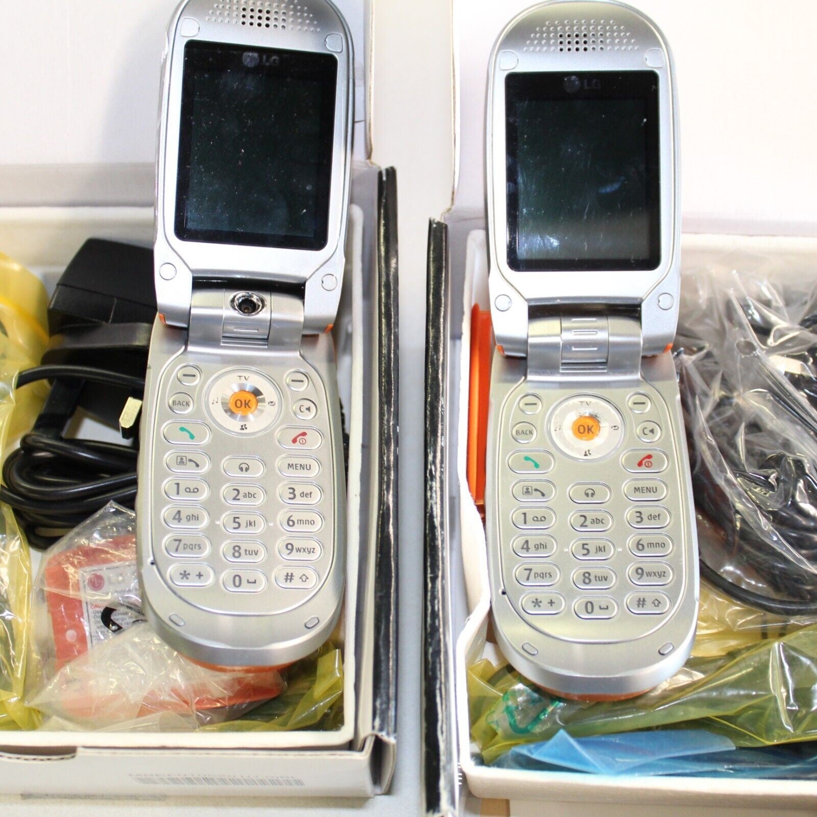 Rare Vintage LG U300 TRE Phone GSM 3G Orange ASIS For Parts