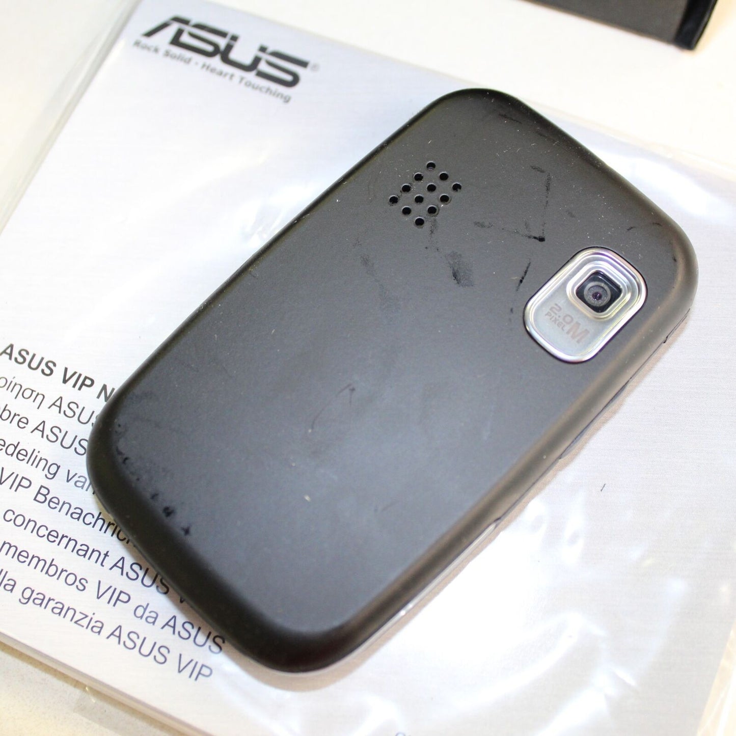 Rare Vintage ASUS P552W TIM Smartphone Windows Mobile 2008 Black In Box Collect