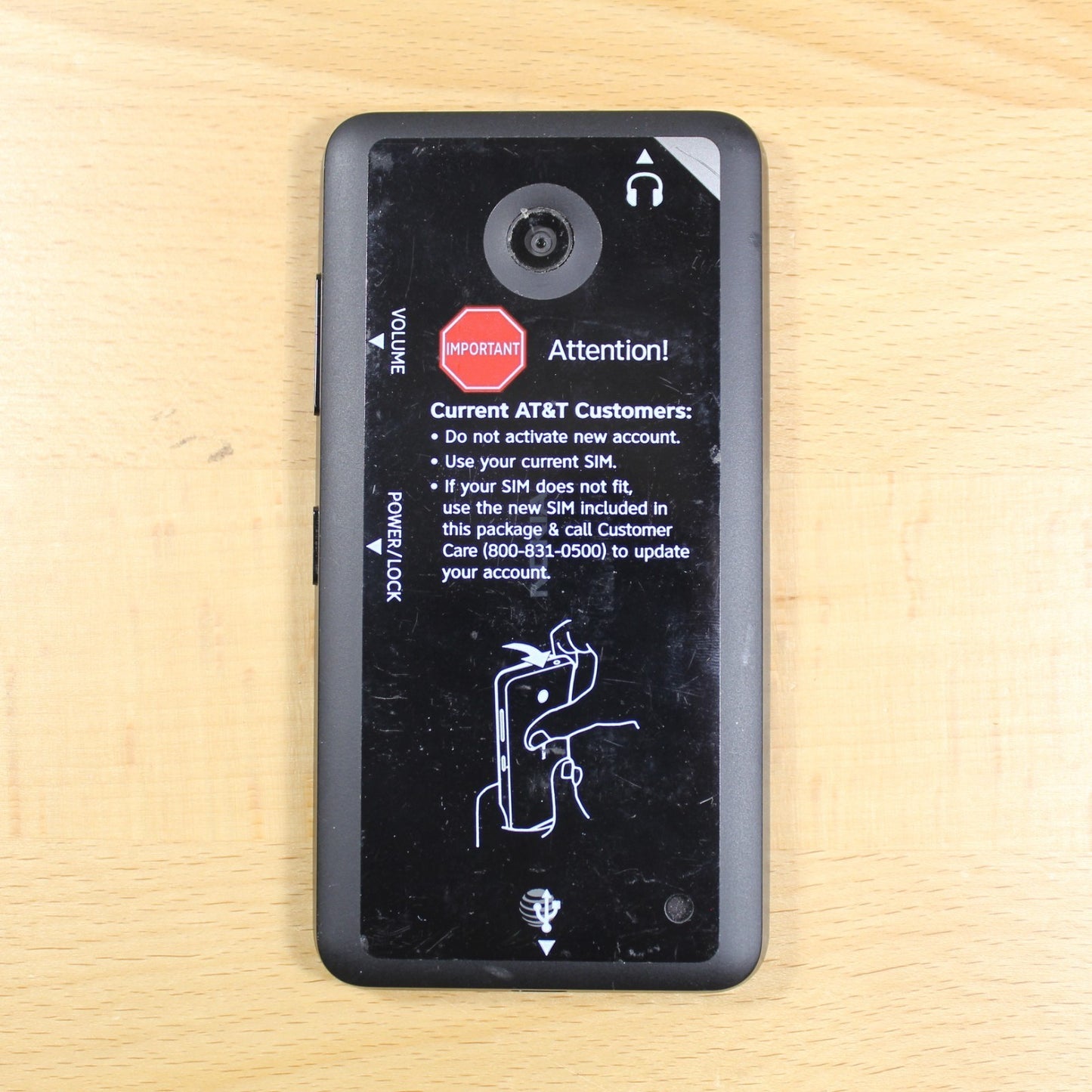 Nokia Lumia 635 AT&T Black Smartphone RM-975 Good #270