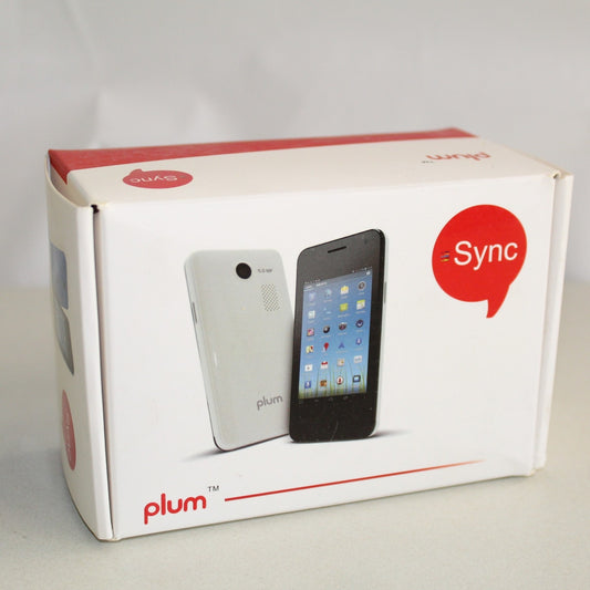 Rare Vintage Plum SYNC X210 White Unlocked Smartphone Dual SIM In Box Classic