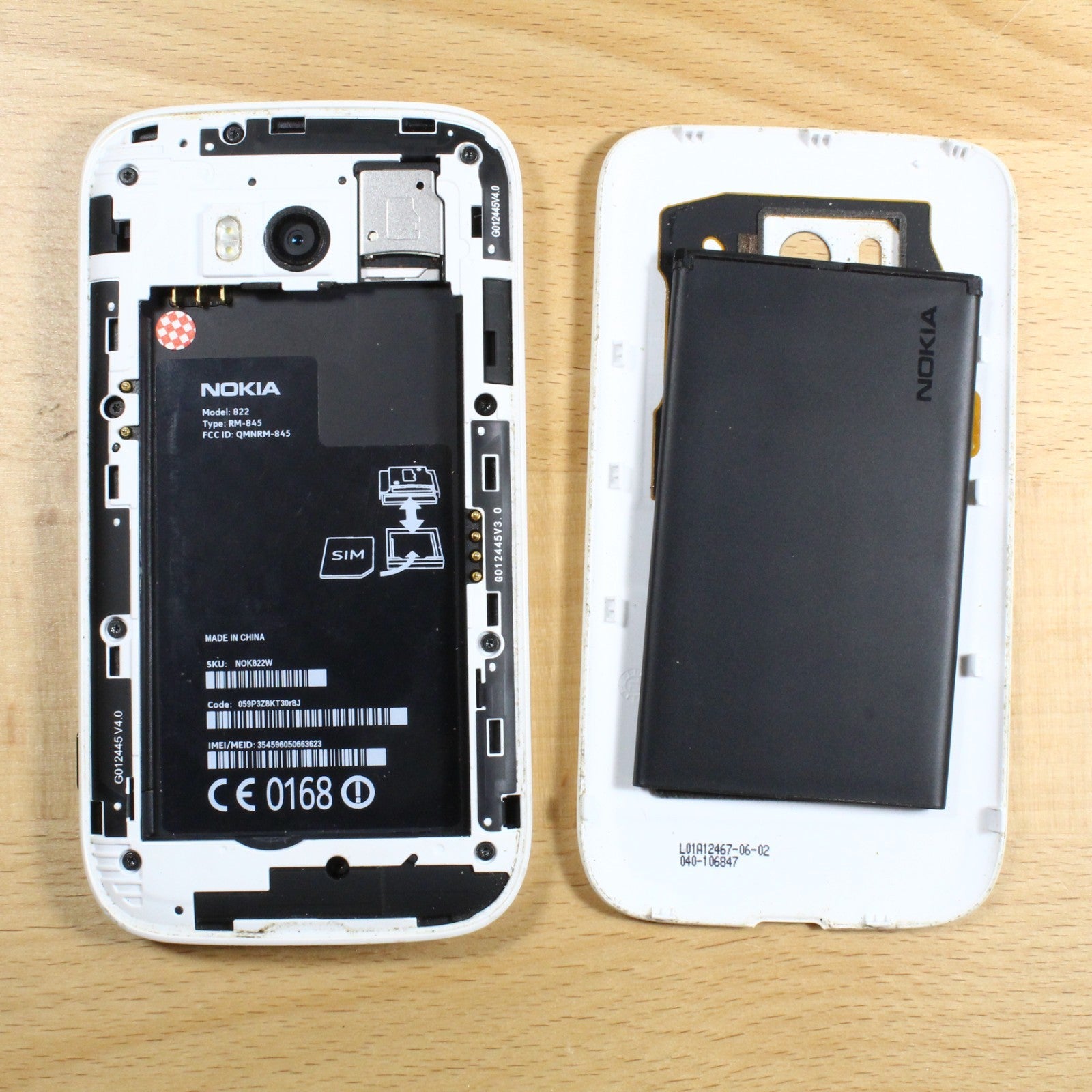 Nokia Lumia 822 White Smartphone Good #402
