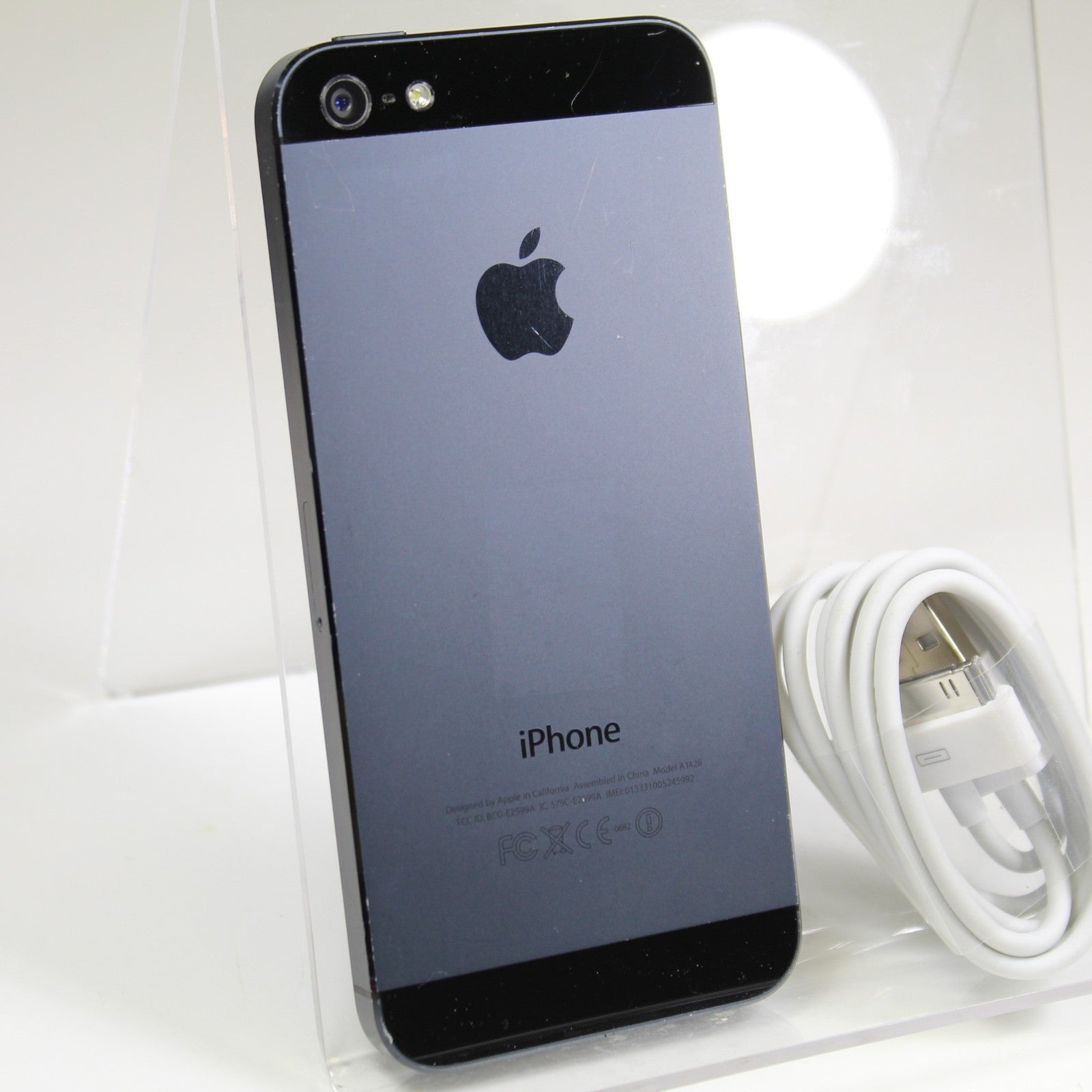 Vintage Apple iPhone 5 A1428 Unlocked Smartphone 4G LTE Black 16GB IOS 10.3.4
