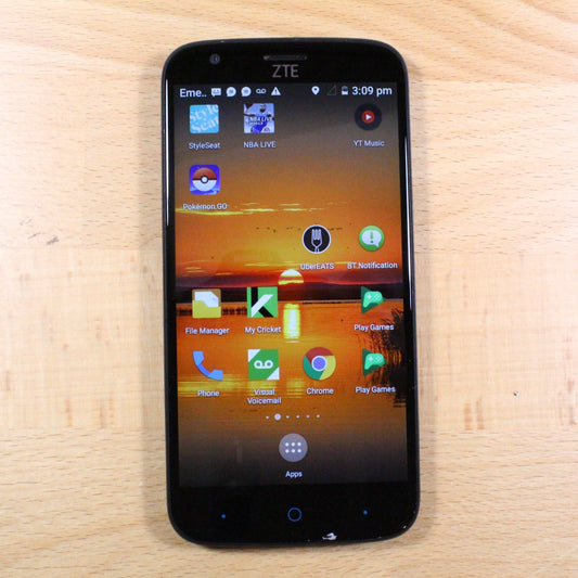 Z959 Grand X3 Black Smartphone Good #308