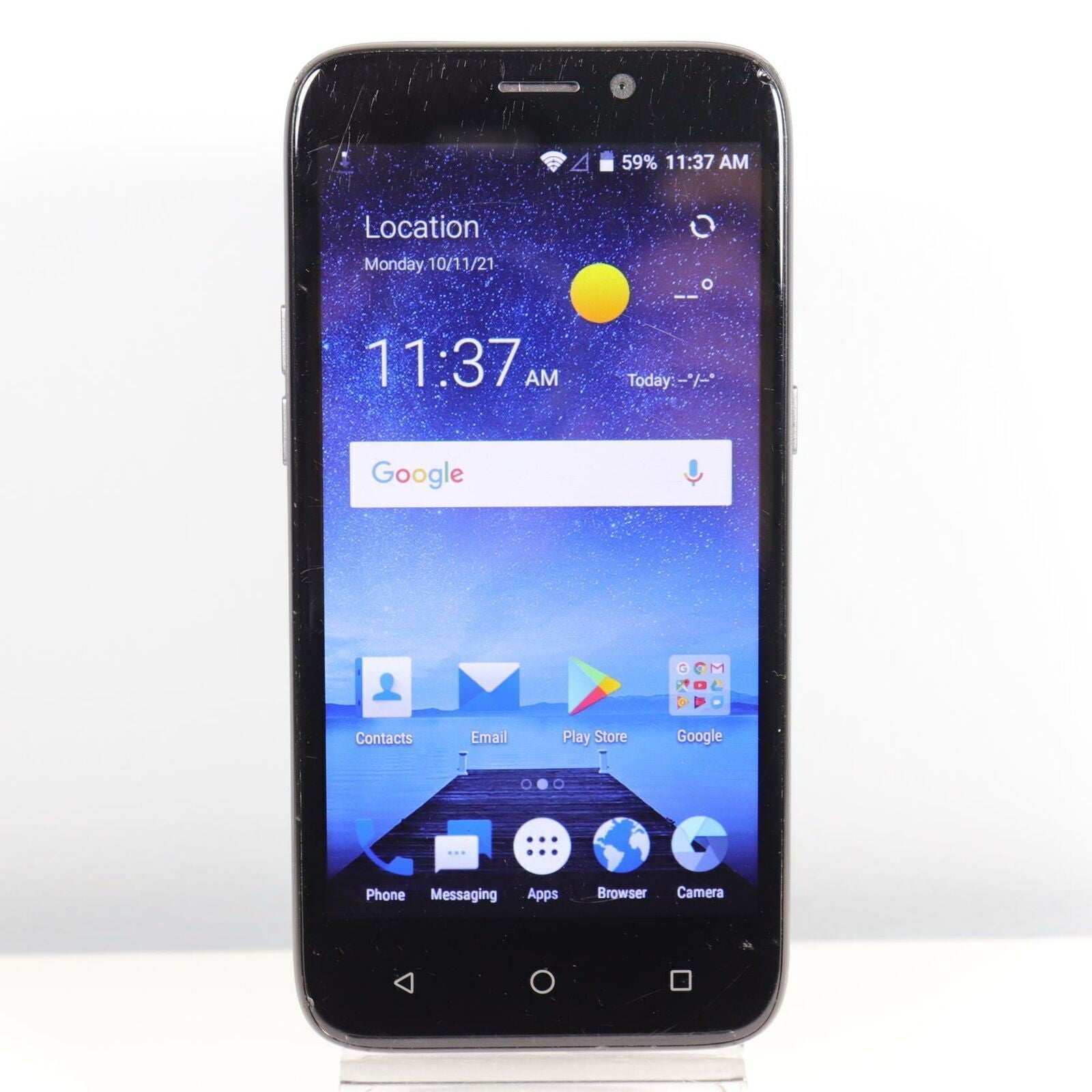 WiFi Phone ZTE Maven 3 AT&T Z835 4G LTE Smartphone Black