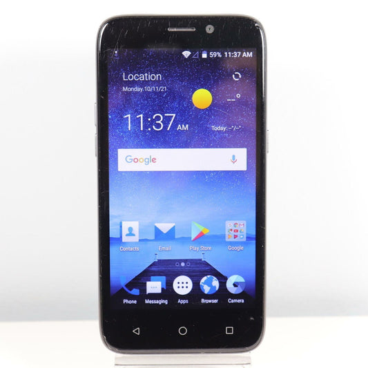 WiFi Phone ZTE Maven 3 AT&T Z835 4G LTE Smartphone Black