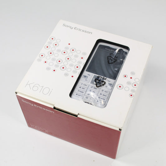 Rare Vintage Sony Ericsson K610i Phone White In Box Complete International